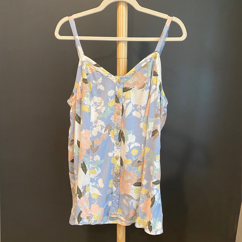 Torrid Adjustable Strap Floral Cami Tank